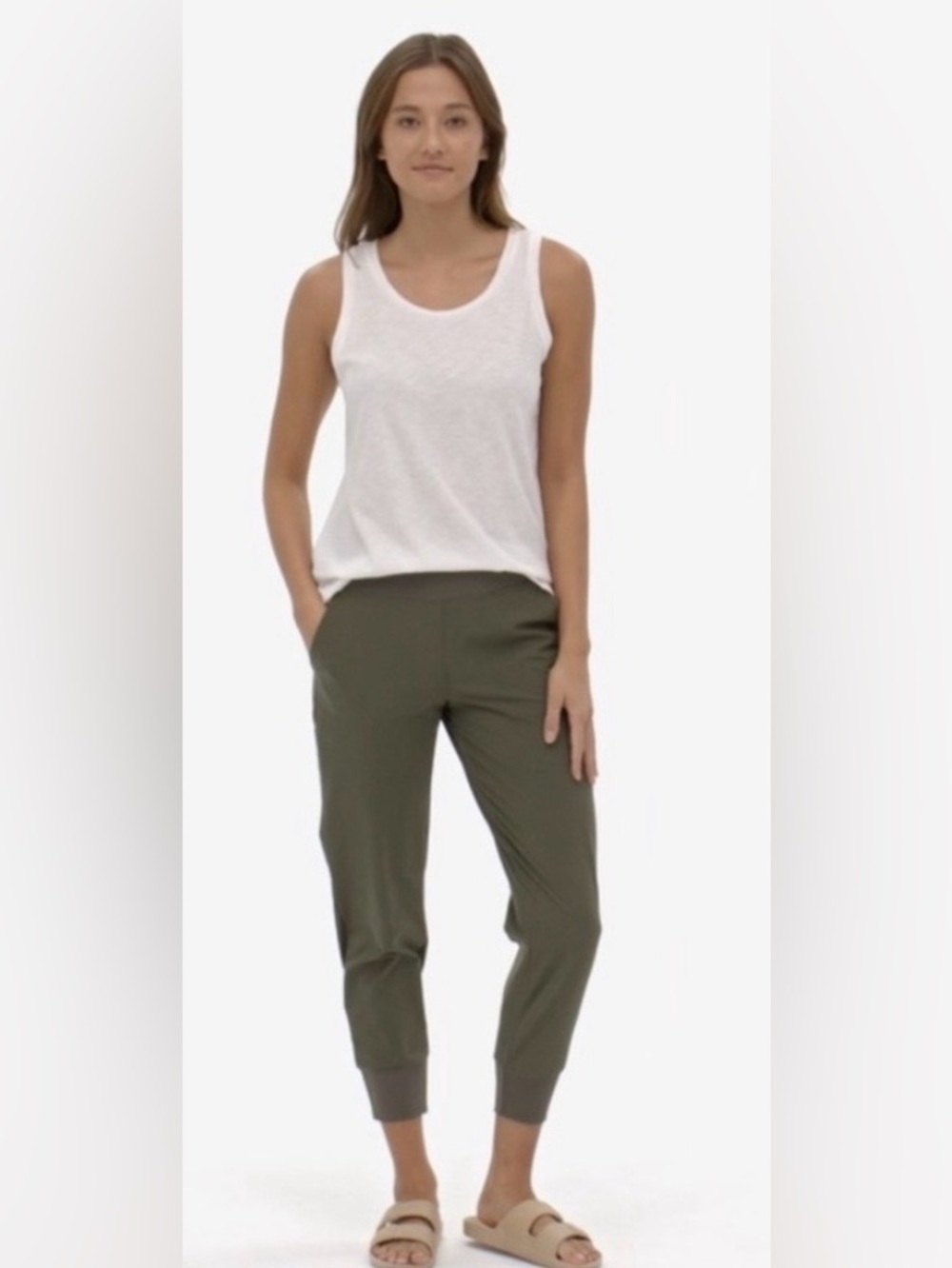 Patagonia Women's Happy Hike Studio Pants Joggers Pine needle green Size M